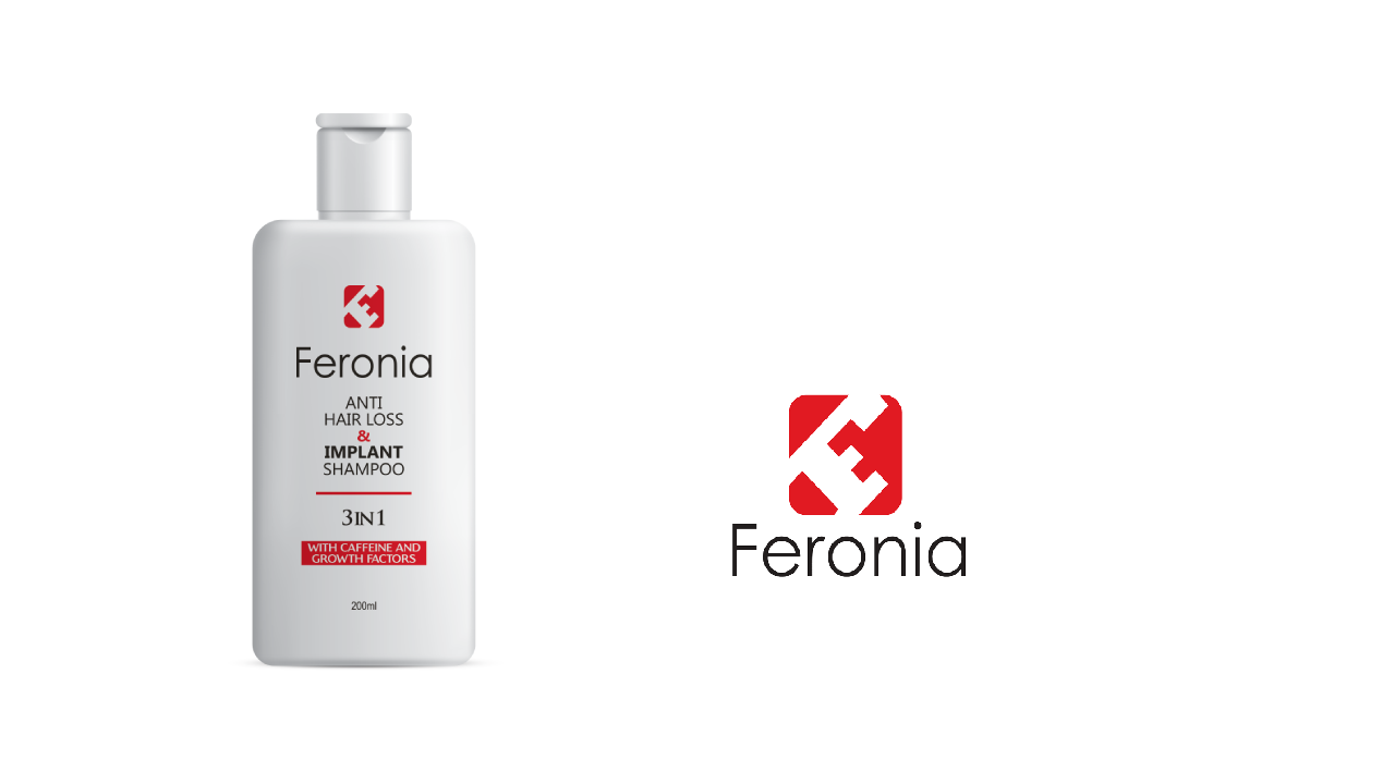 شامپو ایمپلنت و تقویت کننده حاوی کافئین FERONIA