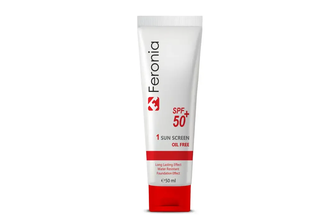 کرم ضد آفتاب فاقد چربی حاوی آلوئه ورا + FERONIA SPF50
