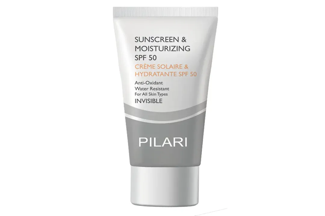 ضدآفتاب بی رنگ PILARI + spf 50 انواع پوست
